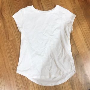 Girls white t shirt worn once size m